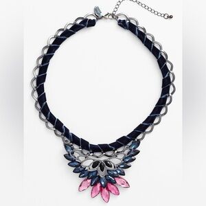 SPRING STREET Glam Velvet Baroque Necklace